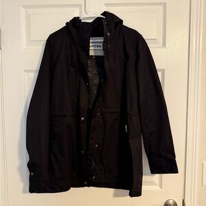 Hunter Women's Black Raincoat